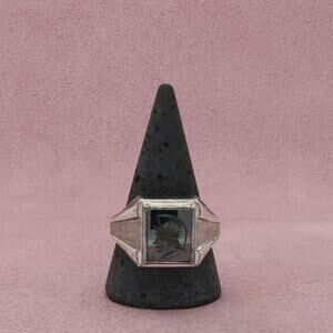 sterling silver mens vintage intaglio trojan warrior ring size 12.5